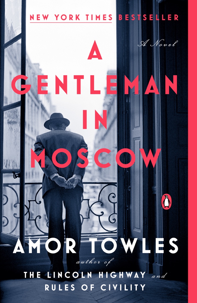 A Gentleman in Moscow by Amor Towles book cover