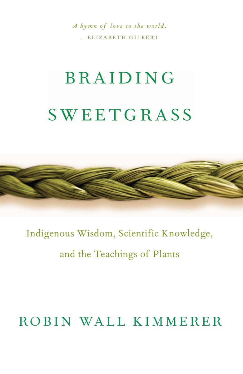 Braiding Sweetgrass by Robin Wall Kimmerer book cover